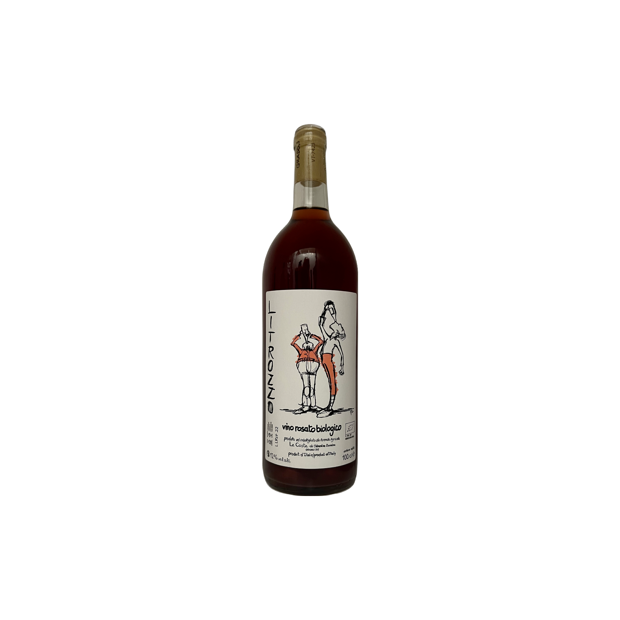 Le coste 2022 litrozzo rosato 1l vine wine 619 lorimer street
